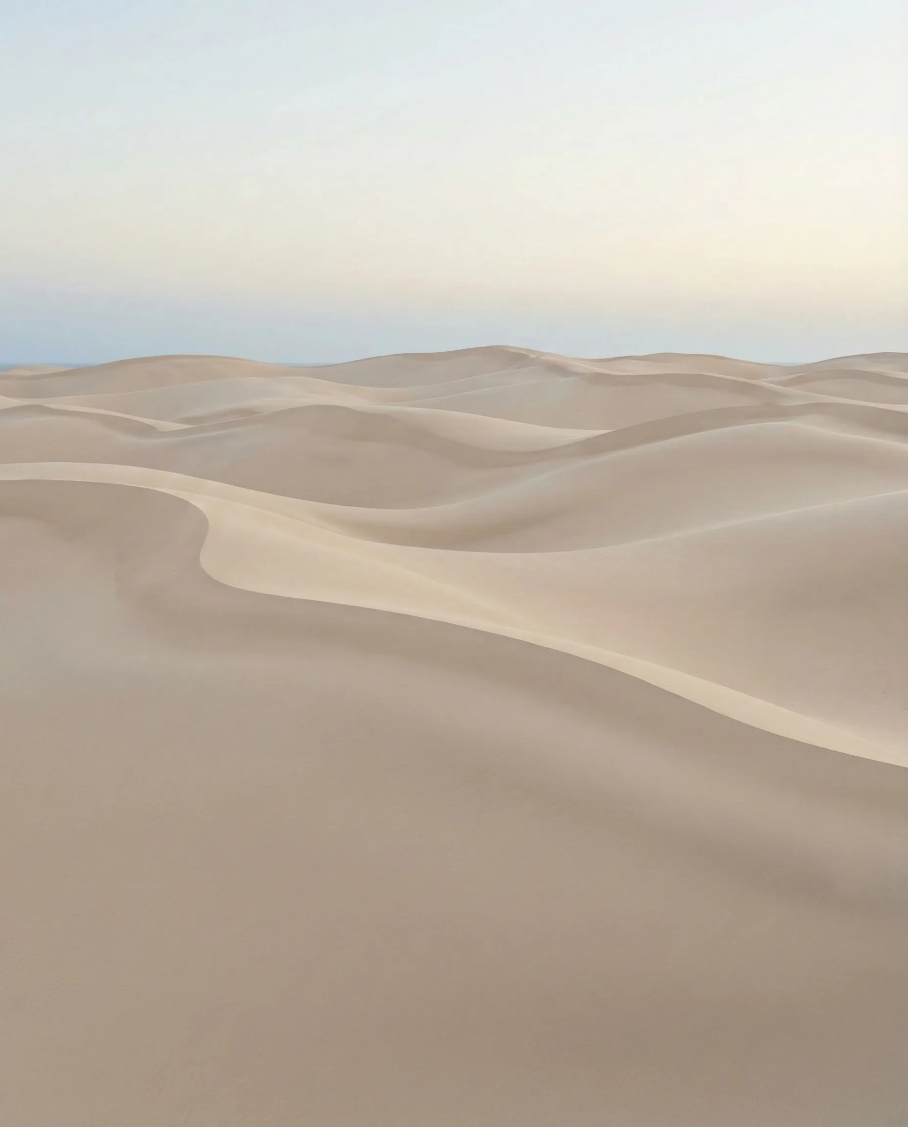 Zachte zandduinen bij zonsopkomst